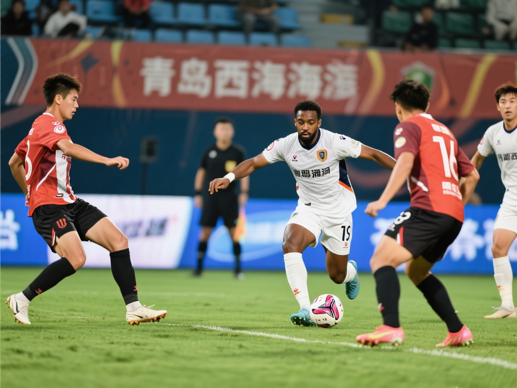 阿齐兹传射闪耀 青岛西海岸力克梅州客家 青岛西海岸在比赛中展现出强烈的团队协作意